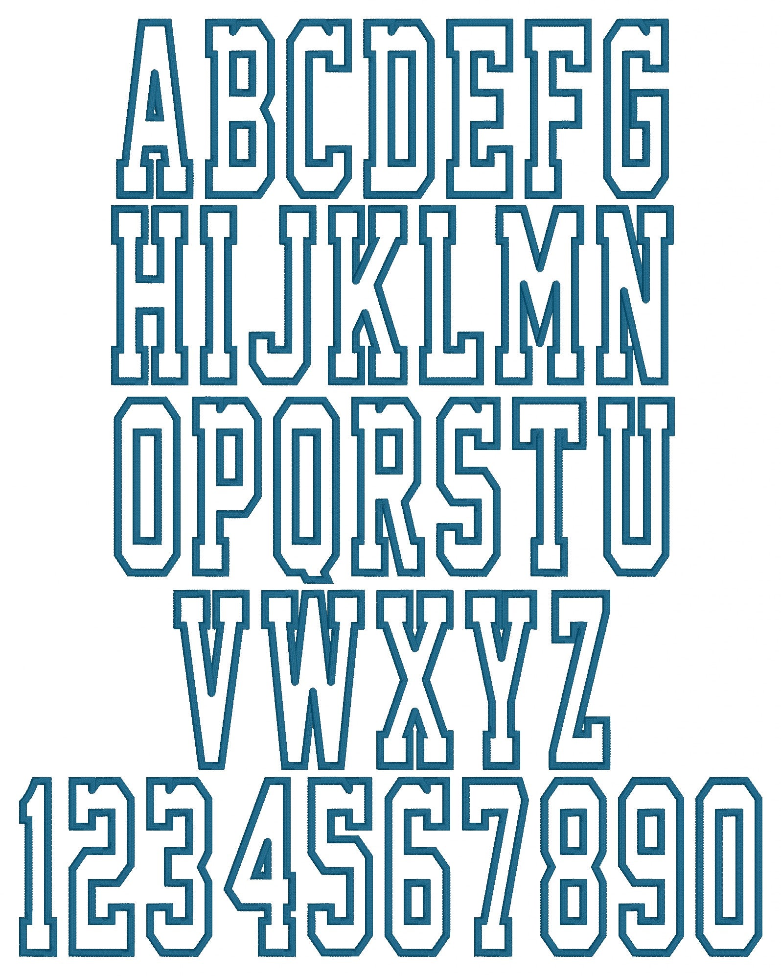 Custom Glitter Varsity Letter