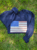 Flag Applique with Lace