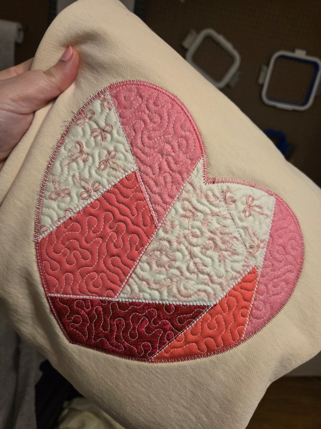 Quilted Heart [Sweatshirt]